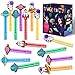 PLOUGVI 24Pcs Space Bubble Wands for Kids Astronaut Party Favors Supplies Decorations Pinata Goodie Bag Stuffers Classroom Prizes - Image 2