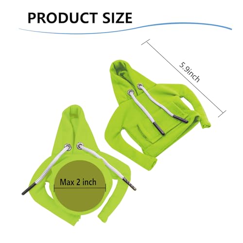 ECDREAM Car Shift Knob Hoodie,Gear Shift Hoodie,Funny Sweater Hoodie for Gearshift,Automotive Interior Accessories（Green） - Image 3