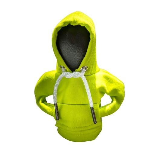 ECDREAM Car Shift Knob Hoodie,Gear Shift Hoodie,Funny Sweater Hoodie for Gearshift,Automotive Interior Accessories（Green） - Image 1