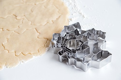 Fox Run Maple Leaf Cookie Cutters, 5 piece, Silver - Image 5