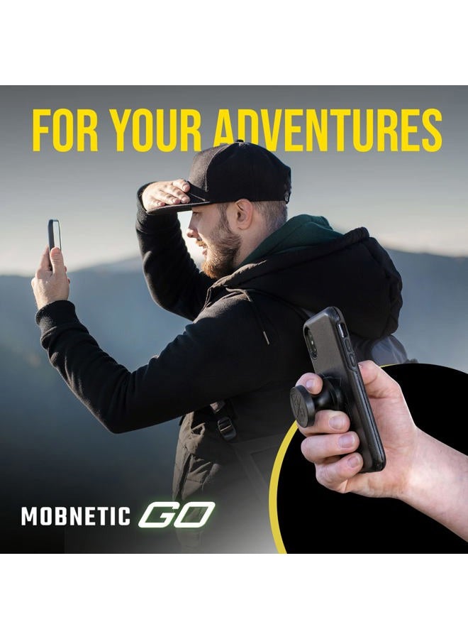 MOB ARMOR MobNetic Go Magnetic Phone Car Holder with Metal Plate - Strong Magnetic Base, Aircraft Grade Aluminum, Car Dashboard & Metal Surface Mount, Compatible with iPhone and Android Smartphones - Image 5