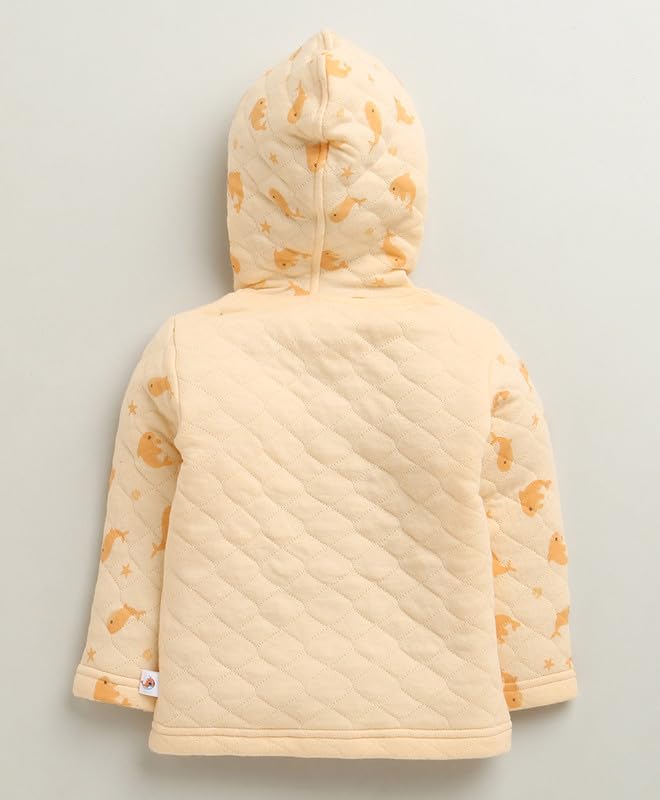 BUMZEE Girls Polyfill Regular Fit Winter Set Peach - 12-18 Months (Peb10664D-pch) - Image 3