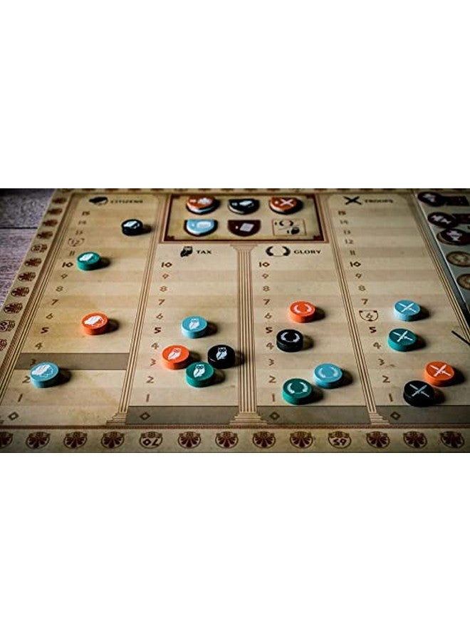 iello : Khora, Rise Of An Empire, Race To Development Game, Develop Your City Faster And Better Than Your Opponents, 2 To 4 Players, 75 Minute Play Time, For Ages 14 And Up - Image 4