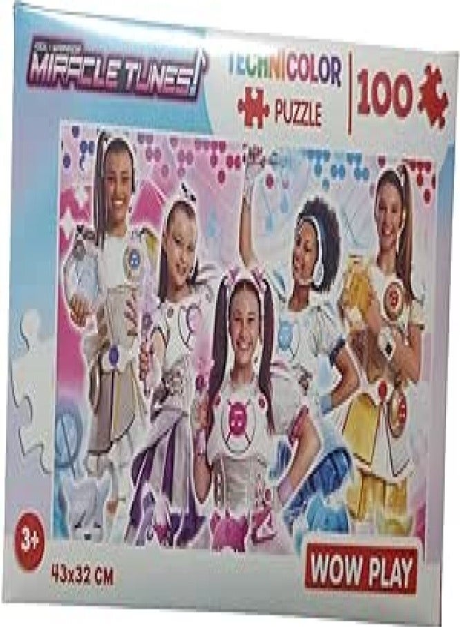 بازل تجميع للاطفال مكون من 100 قطعه ميركل توينز