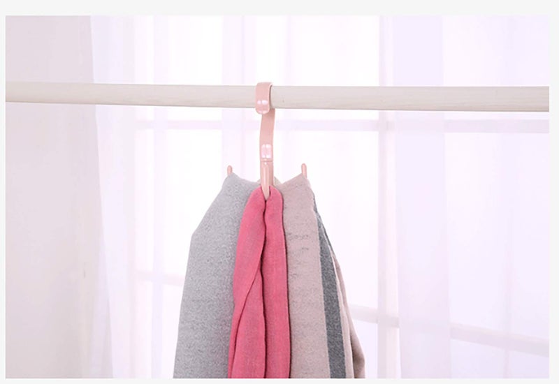 MosQuick®- Set of 2,360 degree rotating multipurpose hanging hooks for bags belts scarves ties -mixed color(2 pcs) - Image 3