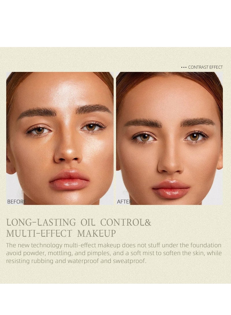 Excefore Pink Loose Setting Powder for Women, Oil Control Waterproof Setting Makeup, Translucent Crystal for Women Lasting Coverage, Lightweight Fine Texture, Soft Focus Finish, 02 - Image 5