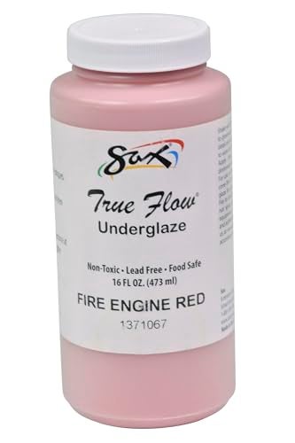 Sax True Flow Underglaze, Fire Engine Red, 1 Pint - Image 2