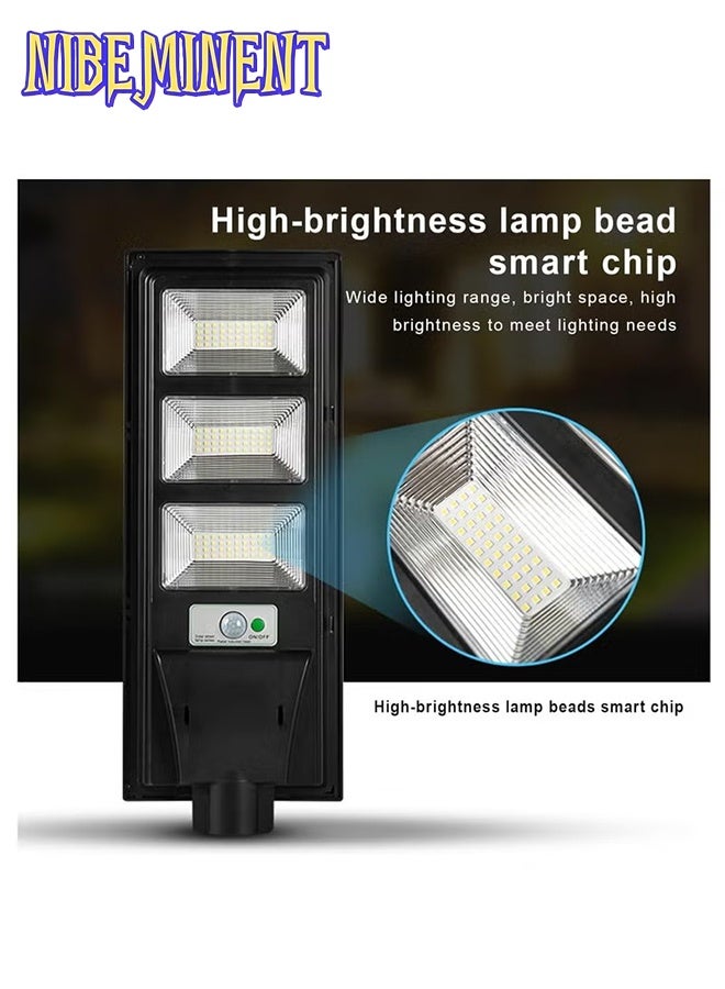 NIBEMINENT Solar Lights Outdoor Remote Solar Led Flood Light Waterproof With Charger Solar Lights Indoor Outdoor Light Solar Lights Garden Street Lighting 600W Solar Light (black) - Image 3