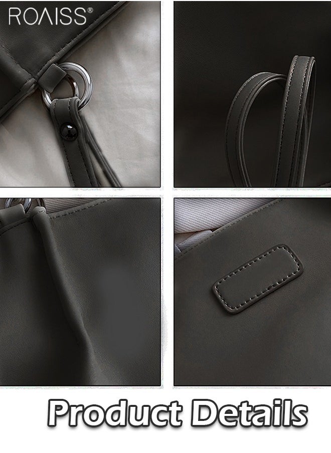 roaiss Pu Leather Handbags For Women Large Shoulder Hobo Bags Large Tote Crossbody Bag Purse For Ladies And Womens  - Image 5
