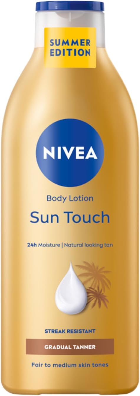NIVEA Body Lotion Firming Tanning Q10 Care for a Gentle Tan with Fresh Summer Fragrance Skin Care for Firmer Skin in Just 10 Days 200 ml - Image 1