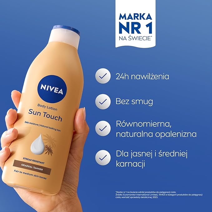 NIVEA Body Lotion Firming Tanning Q10 Care for a Gentle Tan with Fresh Summer Fragrance Skin Care for Firmer Skin in Just 10 Days 200 ml - Image 3
