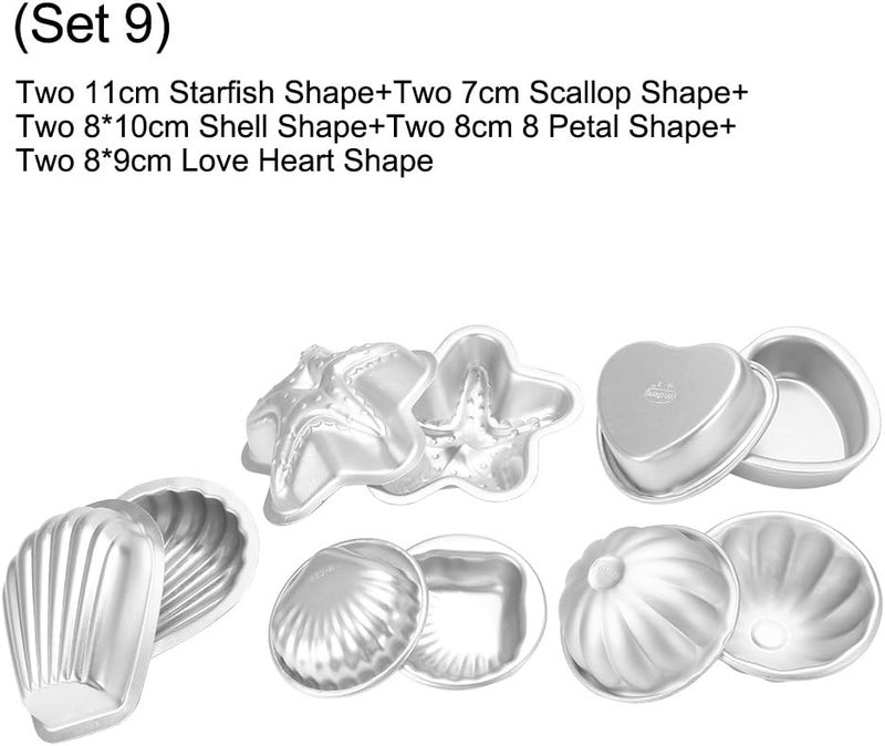 Rengue Handmade Aluminium Alloy Bath Bomb, Multiple Shapes, Easy to and Demould, Hygienic DIY Tools for Crafting Bath Bombs and Cakes Handmade Aluminium Alloy Bomb (Combination 9) - Image 5