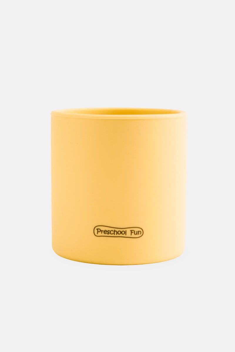 Preschool Fun Toddlers Silicone Cup 110ml, Light Yellow - Image 1
