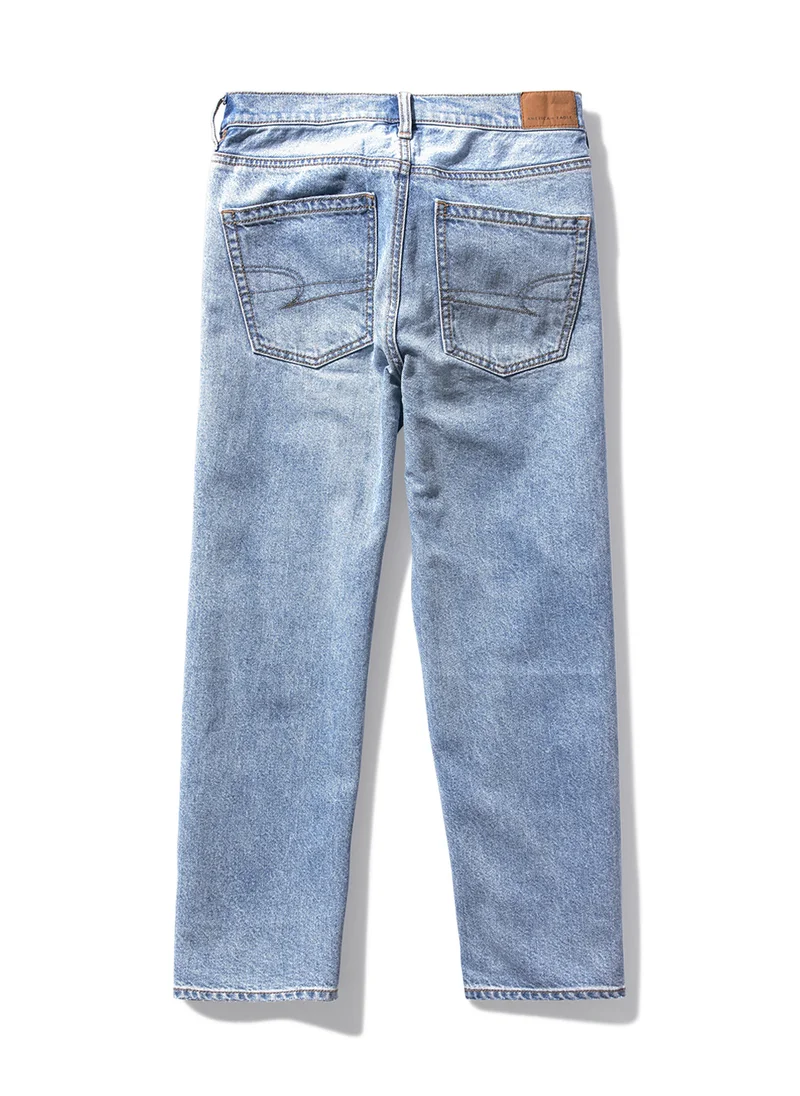امريكان ايجل Ripped '90S Wide Leg Crop High Waist Jean
