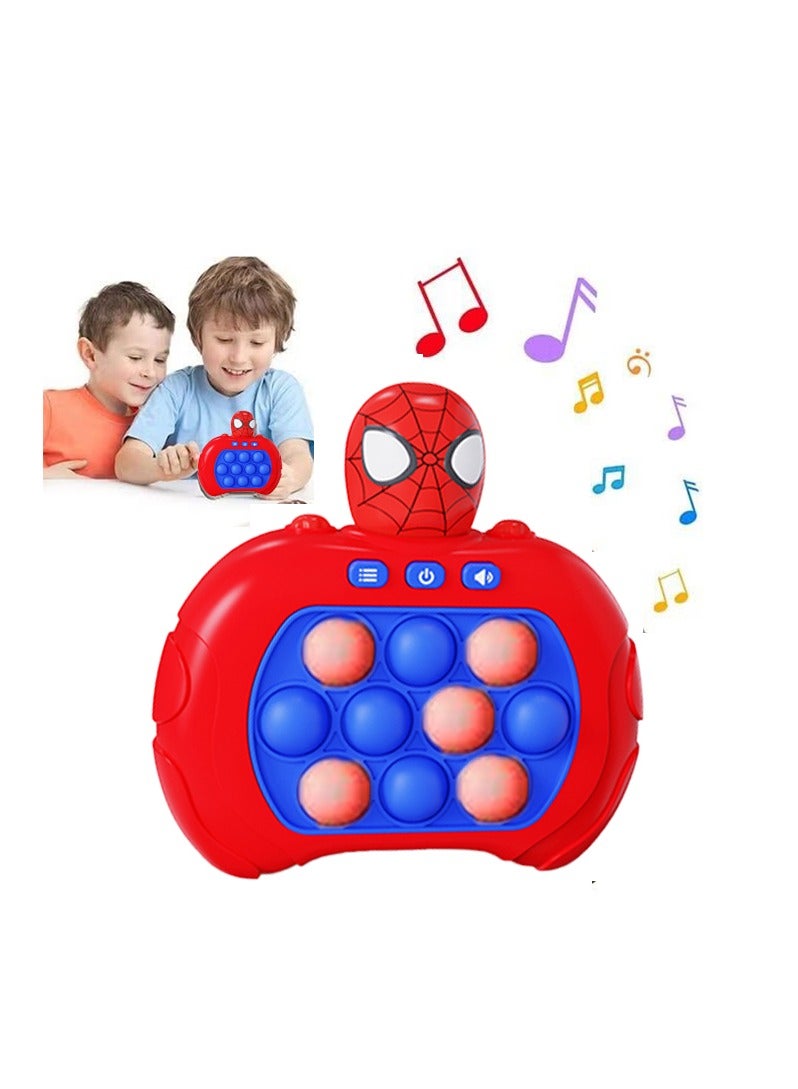 Bebiland Bear Shaped Handheld Game for Kids, Puzzle Pop Light Up Game Toy for Fidget Stress Relief - Image 1