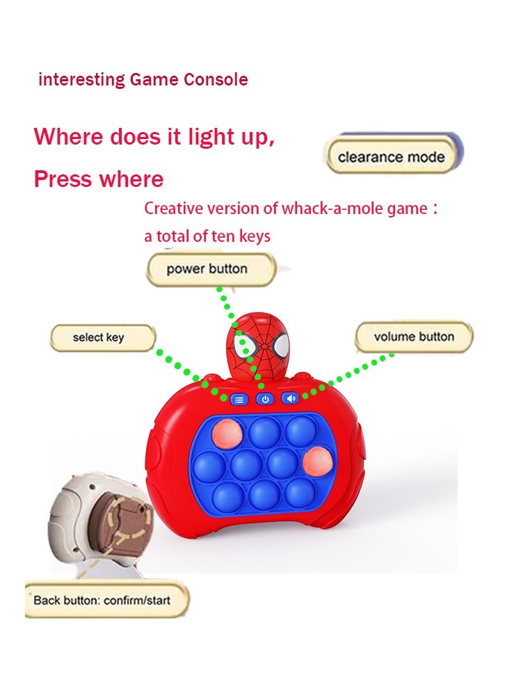 Bebiland Bear Shaped Handheld Game for Kids, Puzzle Pop Light Up Game Toy for Fidget Stress Relief - Image 3