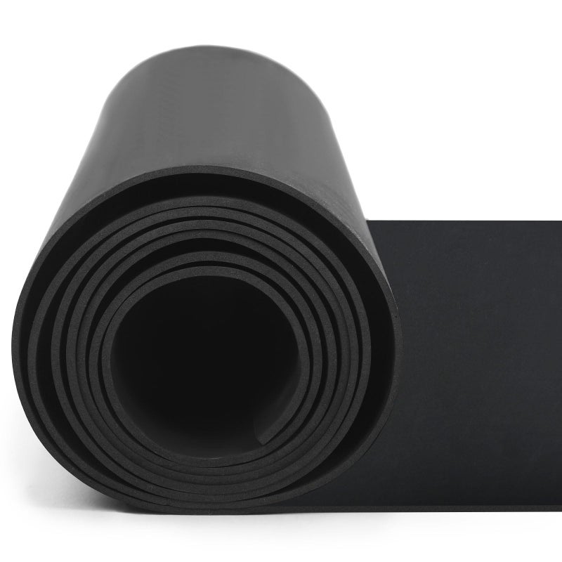Frienda 35 x 118 Inch Large Eva Foam Sheet Black Eva Foam Cosplay Foam Padding Thick Roll Non Slip for Costumes Armor DIY Craft Projects (4 mm Thick) - Image 1