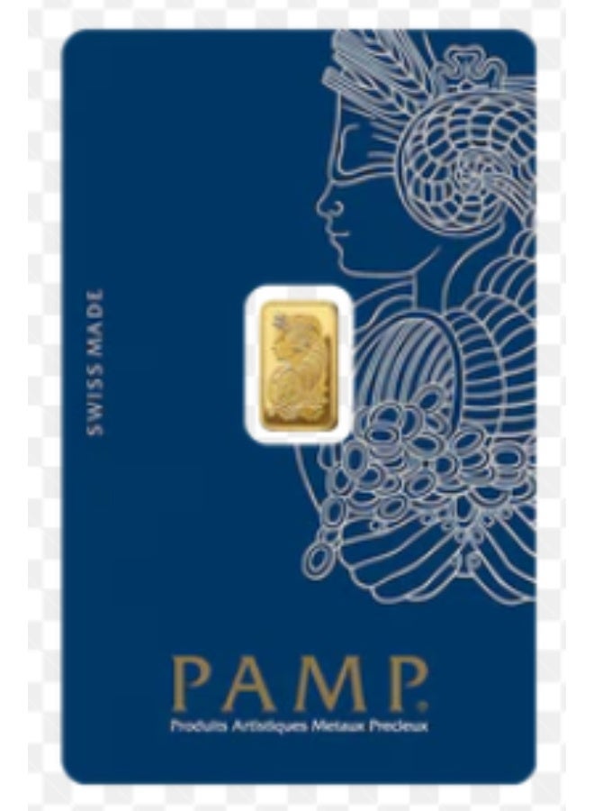 PAMP 1 Gram Pure Gold Bar 999.9 PAMP - Image 1