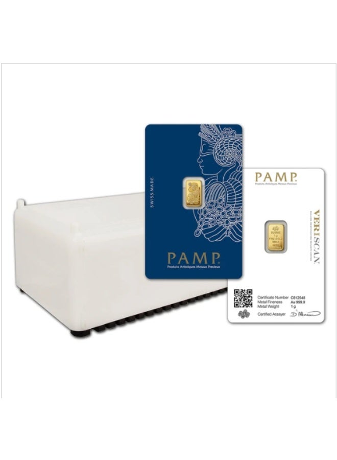 PAMP 1 Gram Pure Gold Bar 999.9 PAMP - Image 3