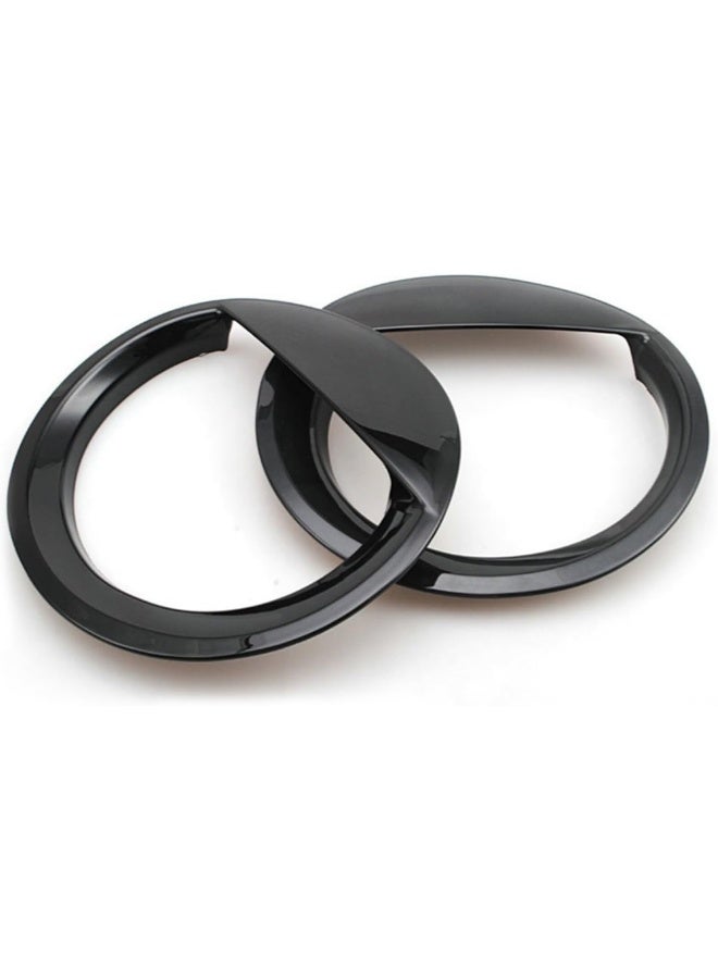 Bolaxin Bolaxin for Jeep Accessories Bezels Front Light Headlight Angry Bird Style Trim Cover  - Image 3