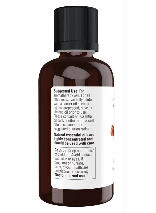 now Essential Oils, Clove Oil, Balancing Aromatherapy Scent, Steam Distilled, 100% Pure, Vegan, Child Resistant Cap, 2-Ounce - Image 2