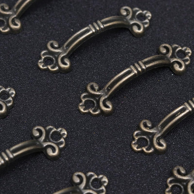 Antique Bronze Cabinet Handles And Drawer Knobs 24 Pack For Kitchen Wardrobe - Image 5