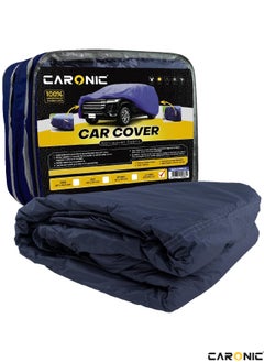 CARONIC Car Cover for Land Cruiser All Weather Waterproof Dustproof Full Covers PVC & Cotton Fabric Tight Taffeta smooth Non-Abrasive (4X4, LC, 193''X 78''X 75'')  - Image 2