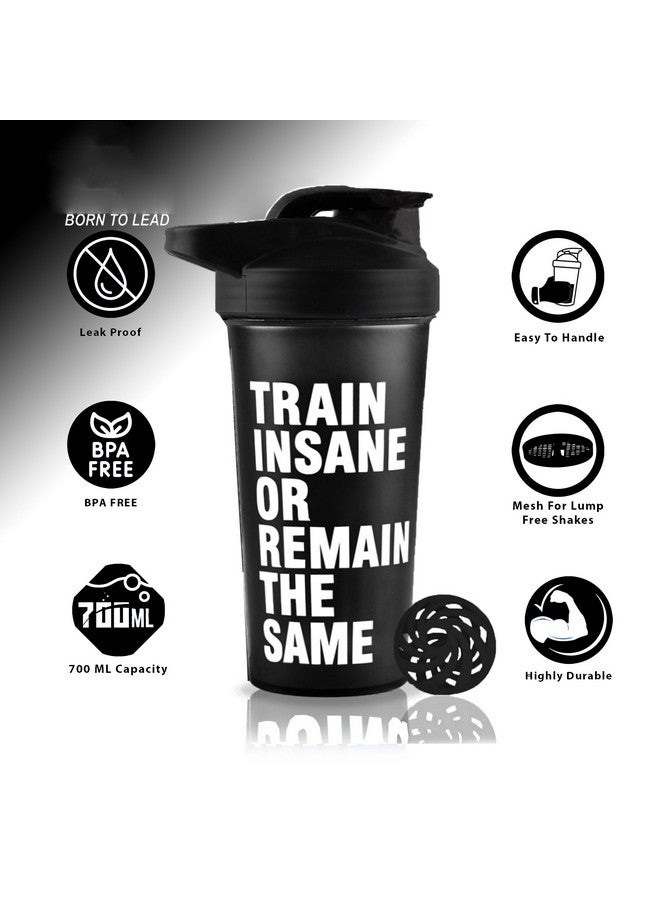 FIT FOCUS New Gym Shaker Combo for Men Combo Set for Men and Women Workout - Boost Your Workout with Gym Shaker, Wrist Band & Mini Gripper | 700ml Shaker Bottle | Wrist Support Band | Workout Gripper (Black) - Image 2