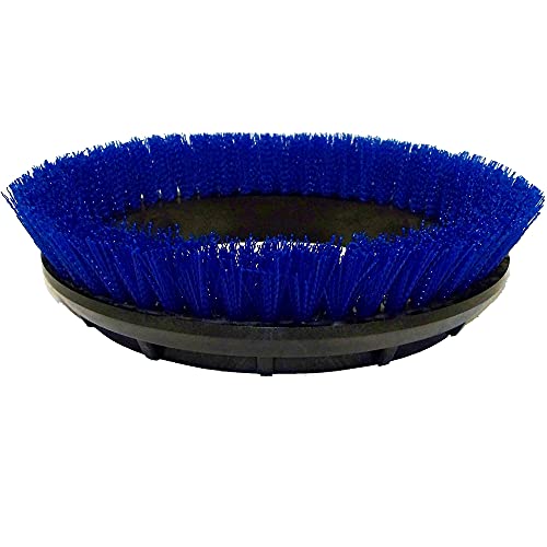 Oreck - 237.058 Commercial 237058 Crimped Polypropylene Scrub Orbiter Brush, 10.5” bristle to bristle outer dimensions, Blue, For ORB550MC Orbiter Floor Machine - Image 4