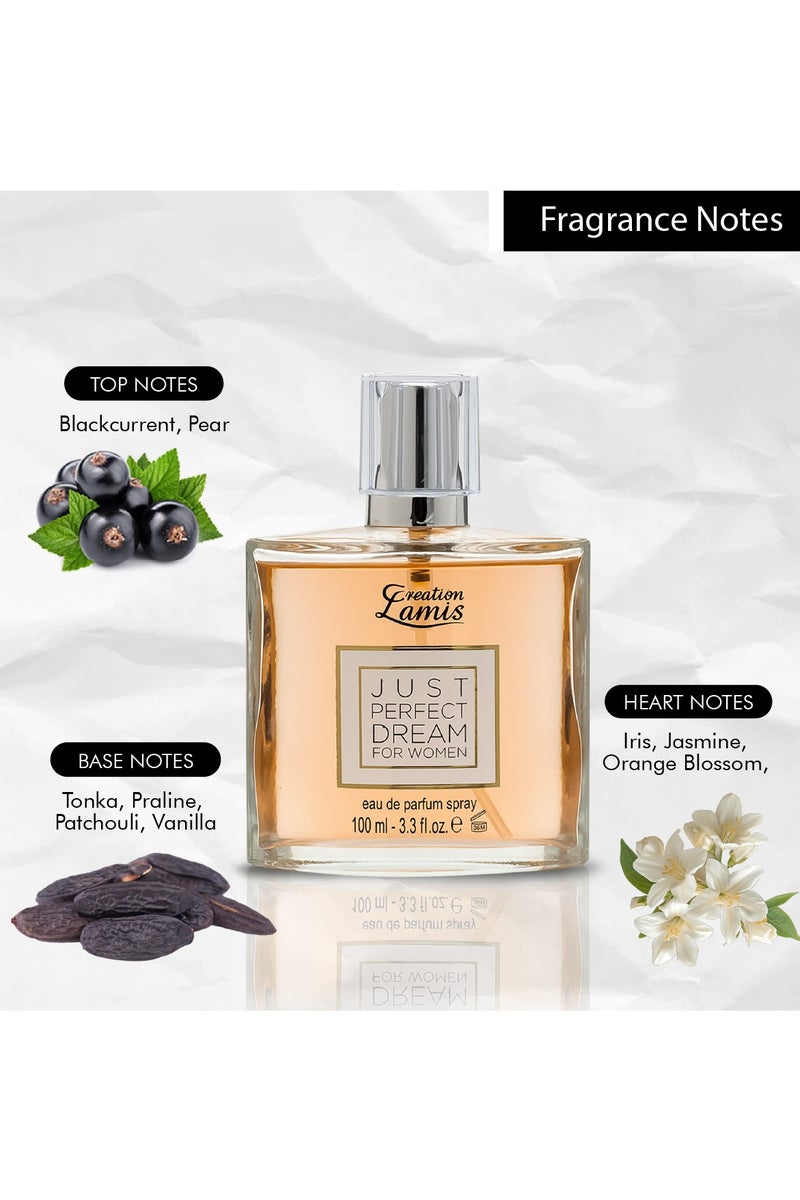Creation Lamis Just Perfect Dreams Eau de Parfum For Women 100ml  - Image 3