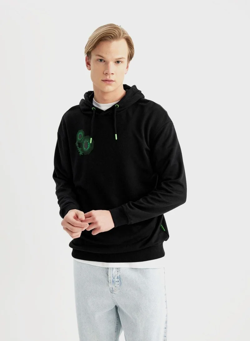 Man Licensed Rick And Morty Boxy Fit Sweat Shirt