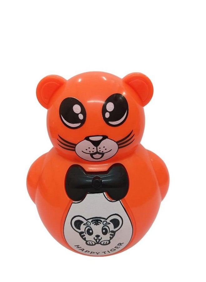 Gooyo 103R Push And Shake Cute Tumbler Roly Poly ; Infant Roly Poly With Music Effect For Kids;Babies;Girls;Boys ; Orange Color Power Source: Button Cell Batteries (Included)  - Image 2