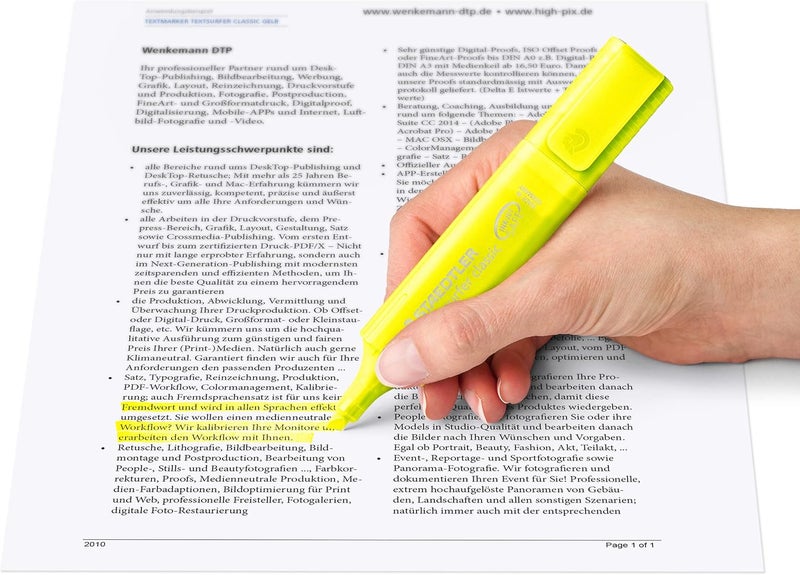 STAEDTLER Textsurfer Classic Highlighters - Pack of 8 Assorted Colors - Image 4