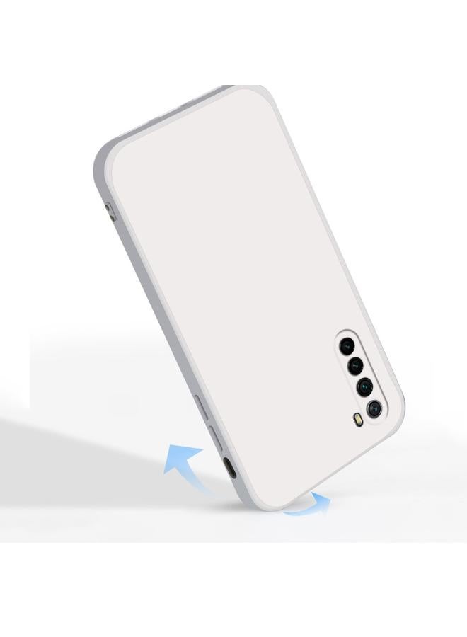 erorex Case For Xiaomi Redmi Note 8 Solid Color Imitation Liquid Silicone Straight Edge Dropproof Full Coverage Protective Case - Image 2