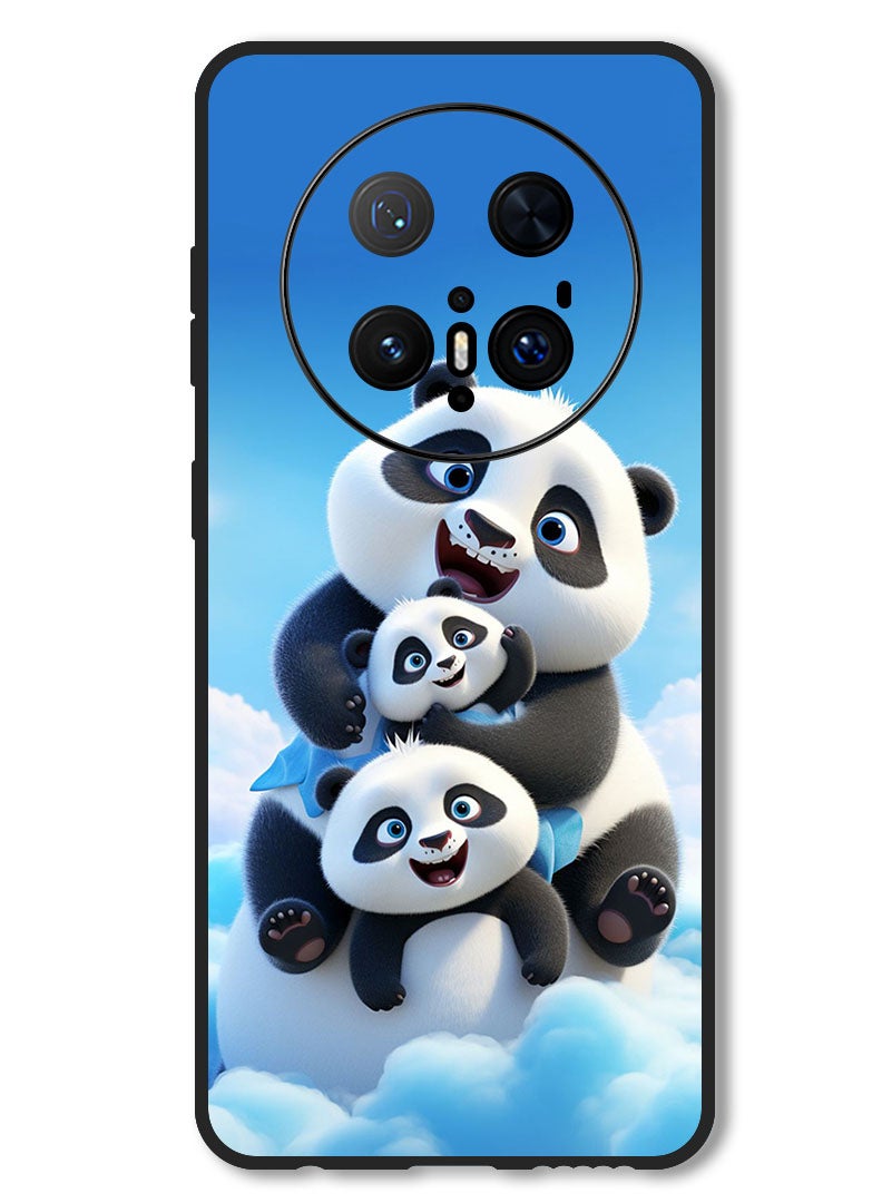 Theodor Case Compatible with Huawei Mate 70 Pro/ 70 Pro + Protection Shockproof Bumper Cover Panda 2 - Image 1