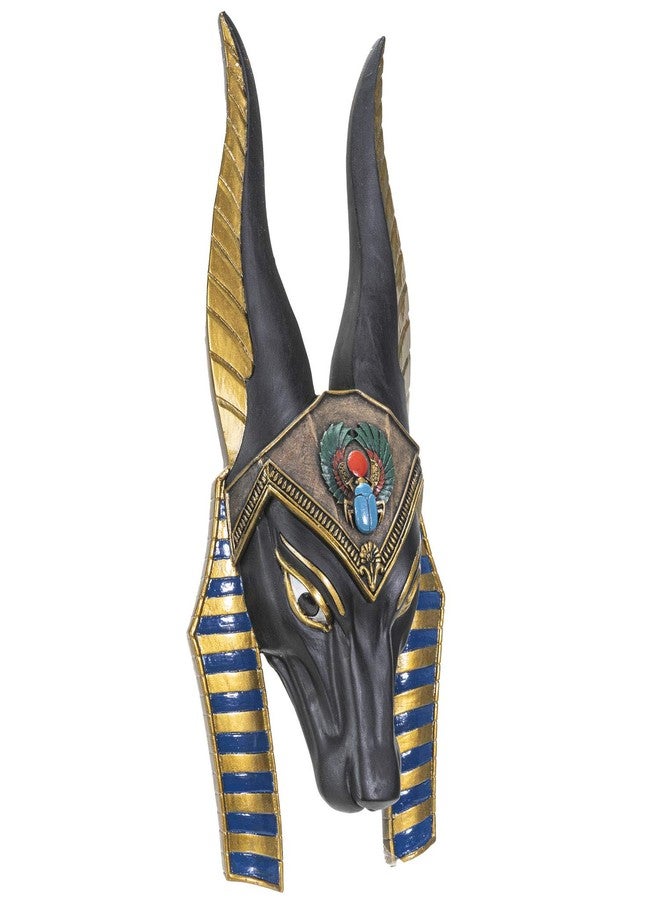 Pacific Giftware Anubis Jackal Headed God of Underworld Wall Plaque 10 Inches Sculptural Wall Decorative Accent - Image 4