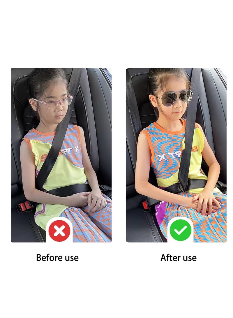 SYOSI Seat Belt Clips, Seatbelt Adjuster, Metal Seat Belt Clip, Shoulder Belt Positioning Clip, Universal All Auto Models, For Adults, Children, Seniors Shoulder Neck Chest & Stomach Protection - Image 4
