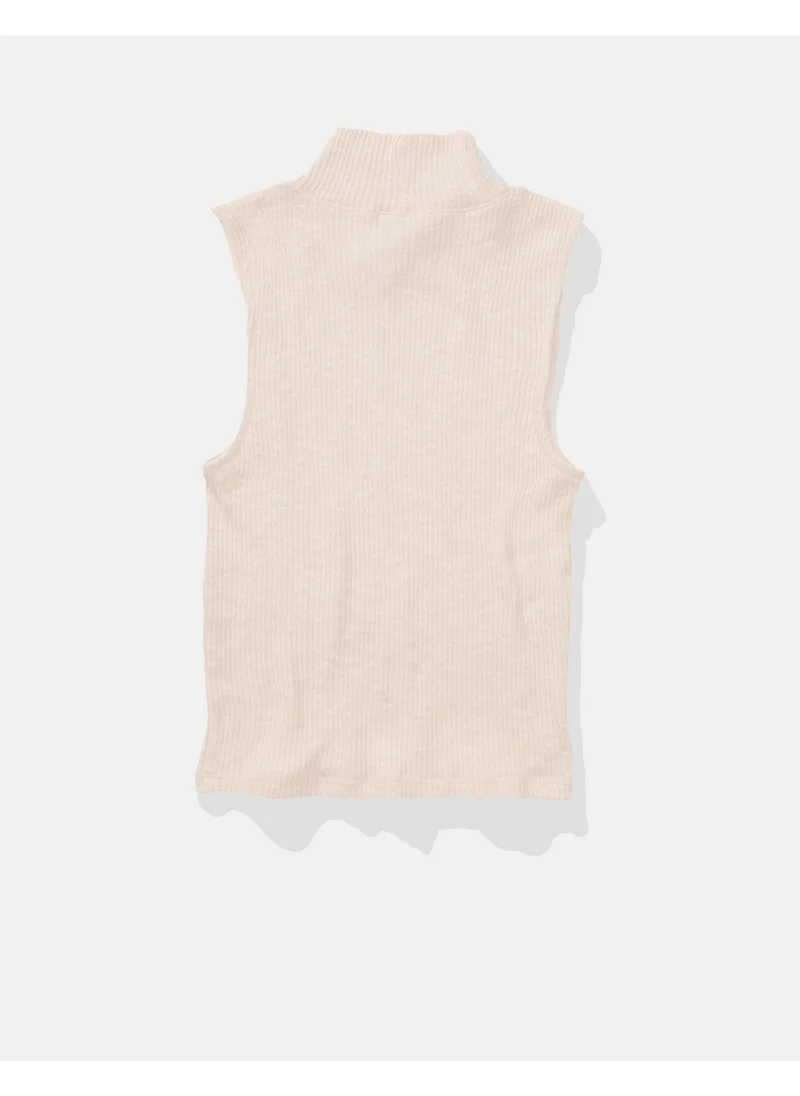 American Eagle AE Mock Neck Tank Top
