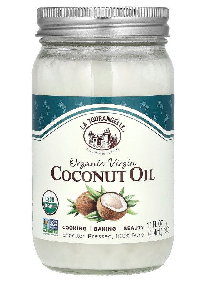La Tourangelle - Organic Virgin Coconut Oil 14 fl oz (414 ml) - Image 1