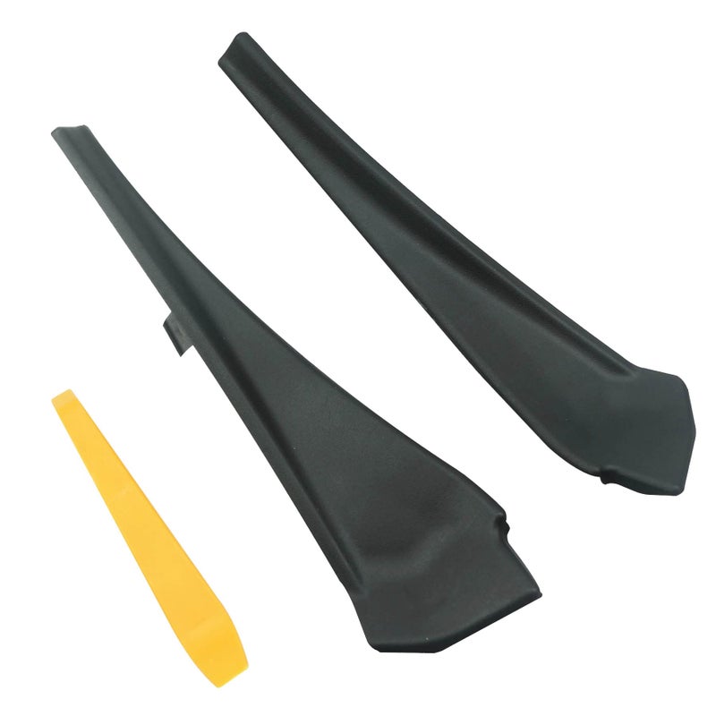 Generic LANDSIN Left Right Front Windshield Wiper Side Cowl Extension Trim Fender Cover Fit for Nissan Rogue 2014-2020 66895-4CL0A 66895-4BA1A 66894-4CL0A 66894-4BA1A 1Pair  - Image 1
