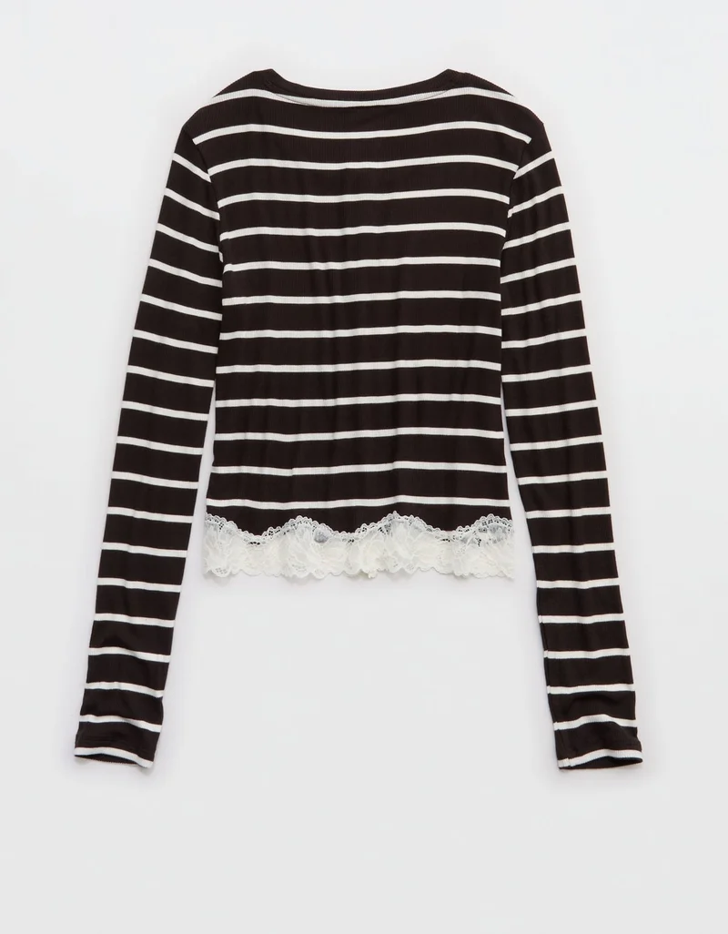 Aerie  OVERSLEPT by Aerie Real Soft Ribbed Cardigan for Women | Best Price UAE
