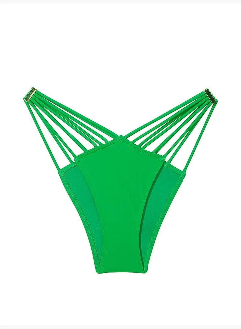 Victoria's Secret VS Archives Swim Strappy Hardware Brazilian Bikini Bottom