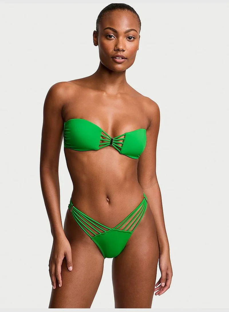 Victoria's Secret VS Archives Swim Strappy Hardware Brazilian Bikini Bottom