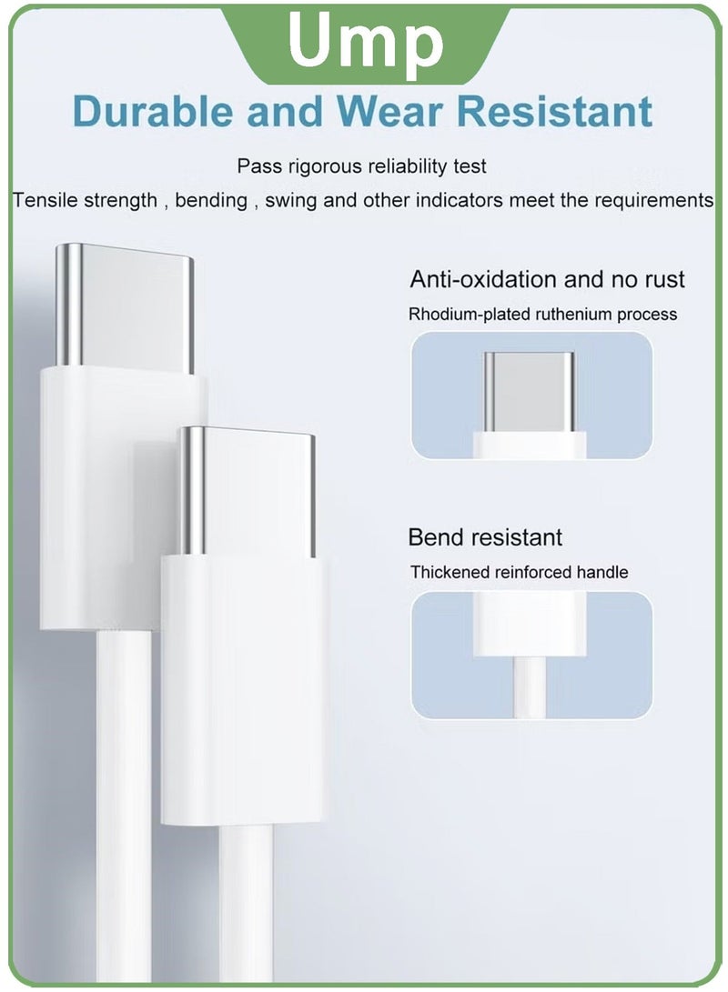 Ump Official USB type C To type-C Super Fast Charging Cable 2M For iPhone 16/15, iPad, Macbook, Samsung - Image 4