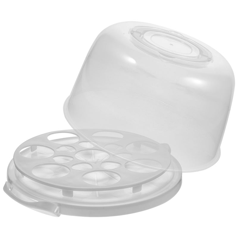 1 Set of Cake Container Dessert Carrier Bread Storage Container Clear Cake Box with Lid for Bakery - Image 4