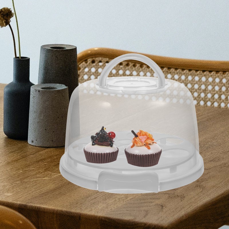 1 Set of Cake Container Dessert Carrier Bread Storage Container Clear Cake Box with Lid for Bakery - Image 5