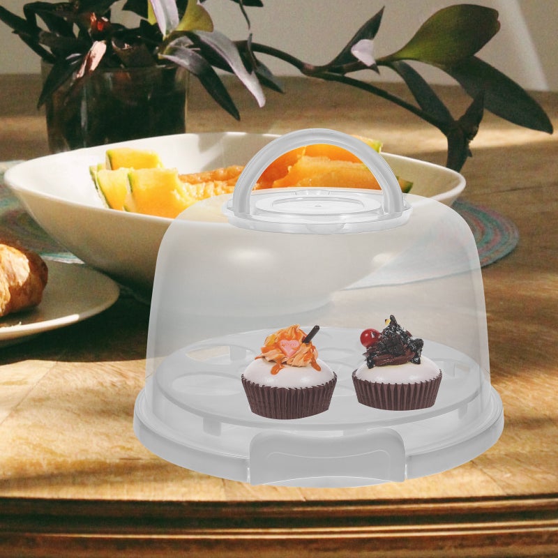1 Set of Cake Container Dessert Carrier Bread Storage Container Clear Cake Box with Lid for Bakery - Image 2