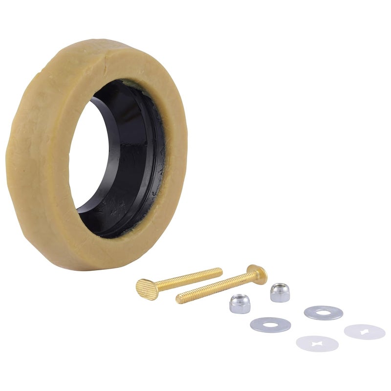 EZFLO Eastman 40007 Toilet Bowl Wax Ring Set, 4 inch x 3 inch - Image 1