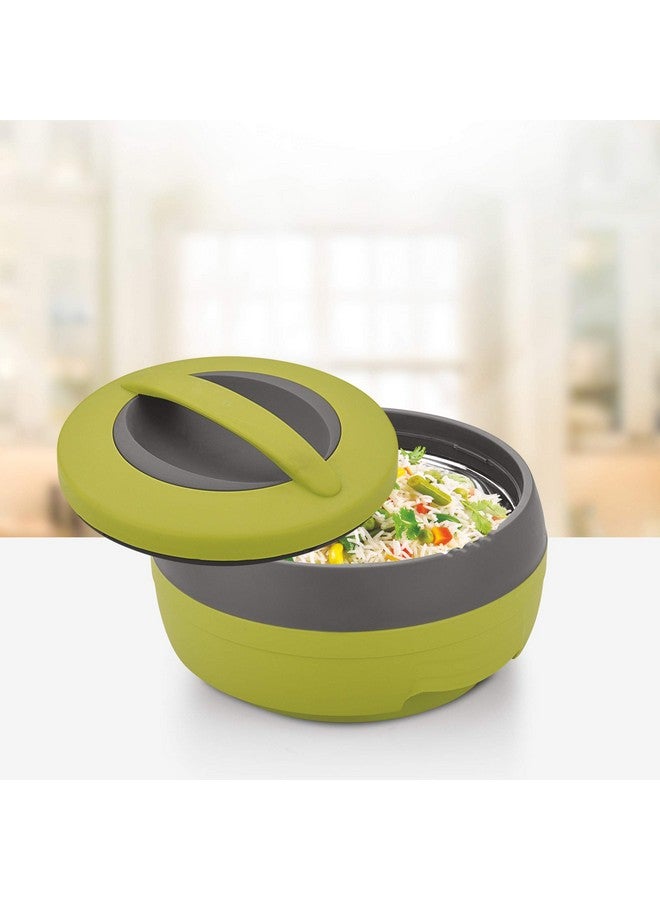 Asian Cosmos Inner Steel Casserole, 600 ml, Green|PU Insulated| BPA Free | Odour Proof| Food Grade | Easy to Carry | Easy to Store | Ideal for Chapatti | Roti | Serving Casserole - Image 5