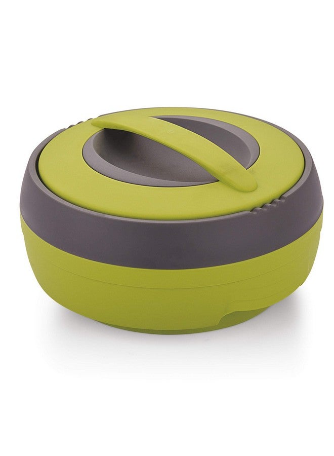Asian Cosmos Inner Steel Casserole, 600 ml, Green|PU Insulated| BPA Free | Odour Proof| Food Grade | Easy to Carry | Easy to Store | Ideal for Chapatti | Roti | Serving Casserole - Image 1